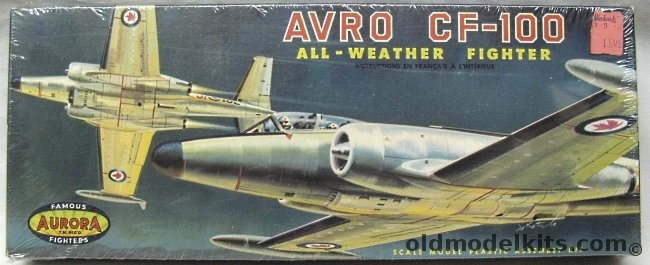 Aurora 1/67 Avro CF-100 Canuck - All-Weather Fighter, 137-150 plastic model kit